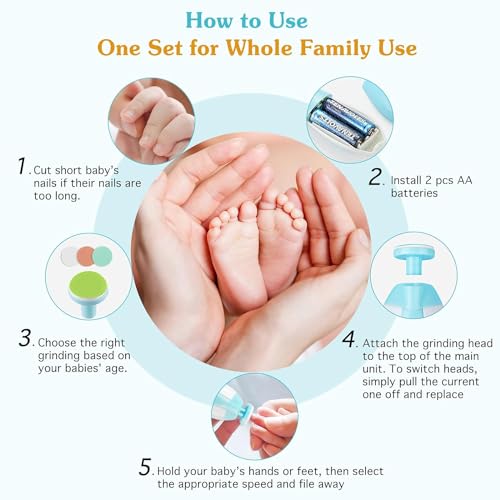 20 in 1 Electric Baby Nail Care Kit