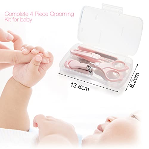 4-in-1 Baby Nail Care Set - Pink
