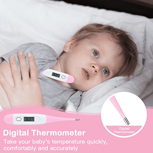 8pcs Baby Care Kit with Zipper Box - Pink