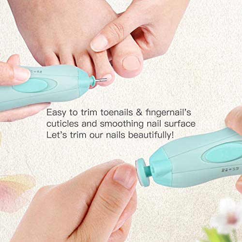Safe & Convenient Electric Baby Nail Trimmer Set