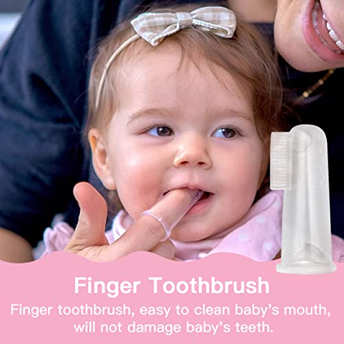 8pcs Baby Care Kit with Zipper Box - Pink