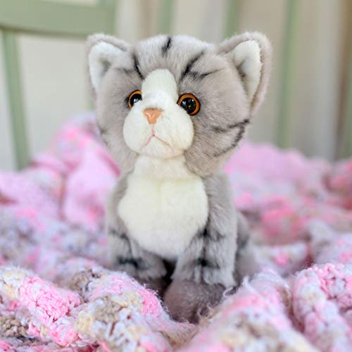 20cm Plush Tabby Cat Soft Toy by Animigos