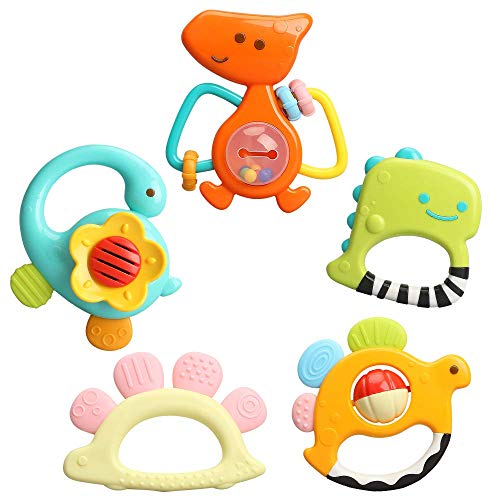 Baby Rattles Toy Set for 3-18 Month Infants