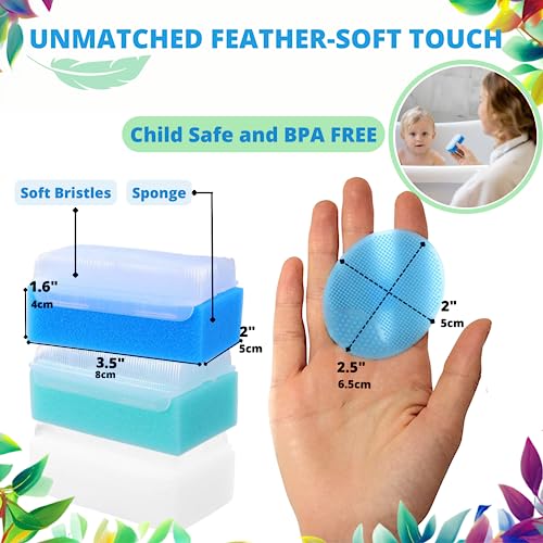 Baby Bath Sponge Brush | Cradle Cap Treatment
