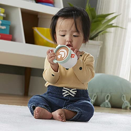 Fisher-Price Baby Coffee Cup Teether for Sensory Play