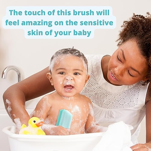Baby Bath Sponge Brush | Cradle Cap Treatment