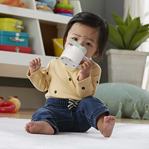 Fisher-Price Baby Coffee Cup Teether for Sensory Play