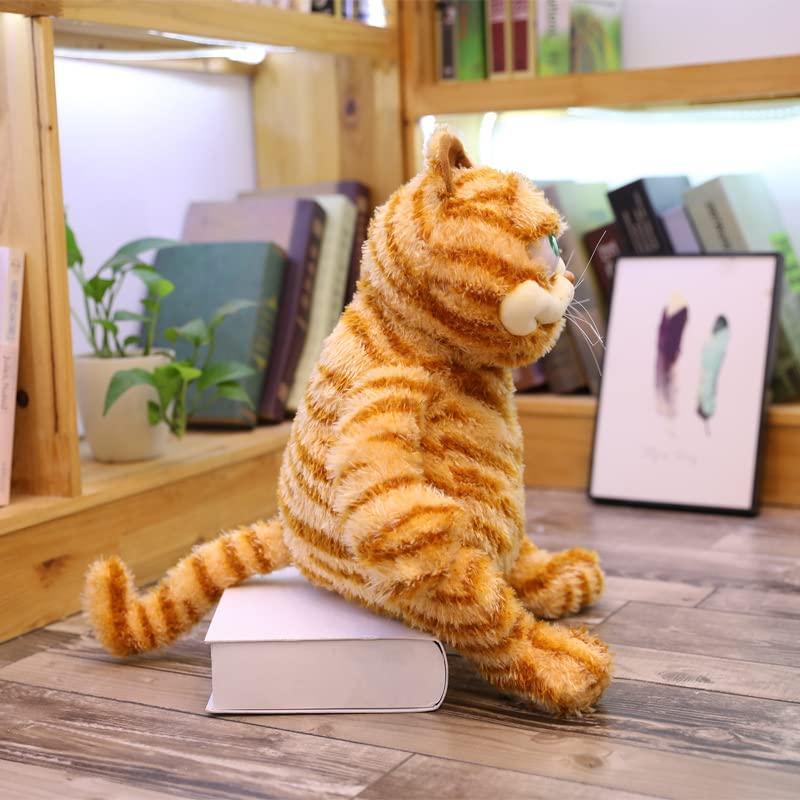 Cute Fat Orange Tabby Cat Plush Toy