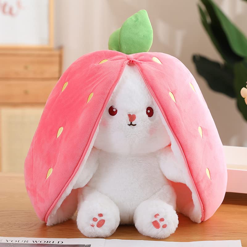 Strawberry Bunny Plush Toy – Perfect Baby Gift