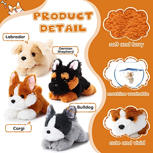 8" Dog Plush Toy Gift Set – Dog Theme