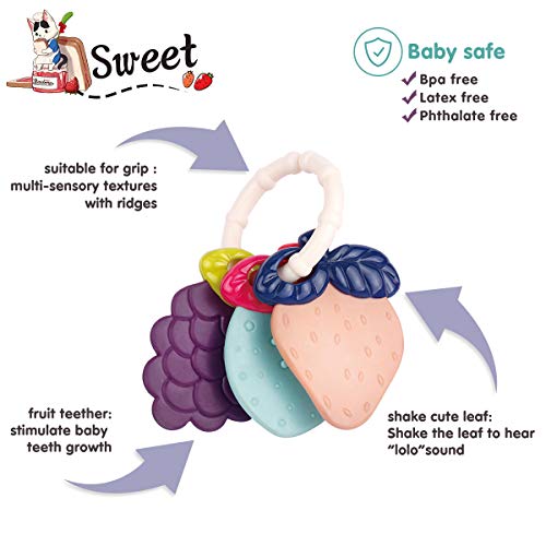 REMOKING Baby Toys 0-6 Months, 8 PCS Baby Rattle Set