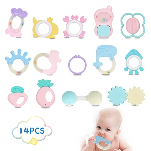 Baby Teething Toy Set - BPA Free, 14-Piece