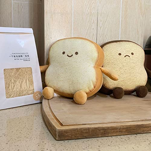 NatureMan Funny Toast Bread Plush Toy Pillow
