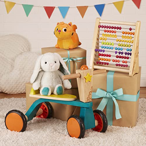 B. toys Battat BX1784EZ Huggable Bunny Toy - Peppy-Mint