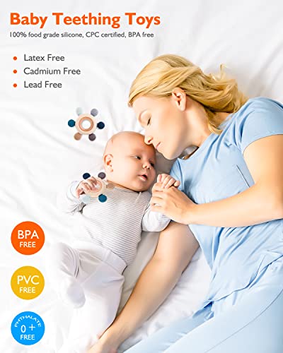 BPA-Free Silicone Teething Toys for Babies