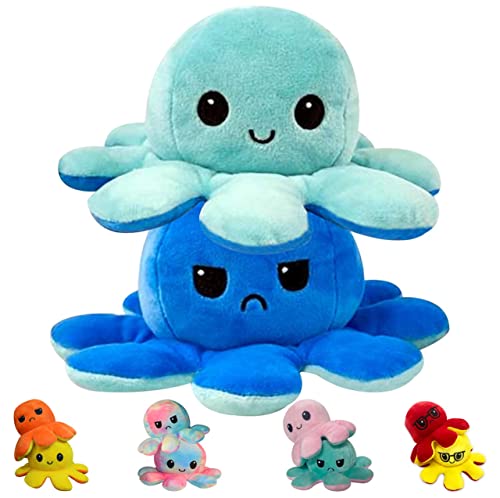 Octopus Reversible Plush: Express Your Mood