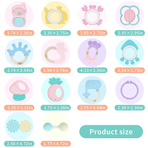 Baby Teething Toy Set - BPA Free, 14-Piece