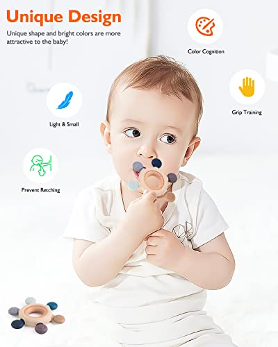 BPA-Free Silicone Teething Toys for Babies