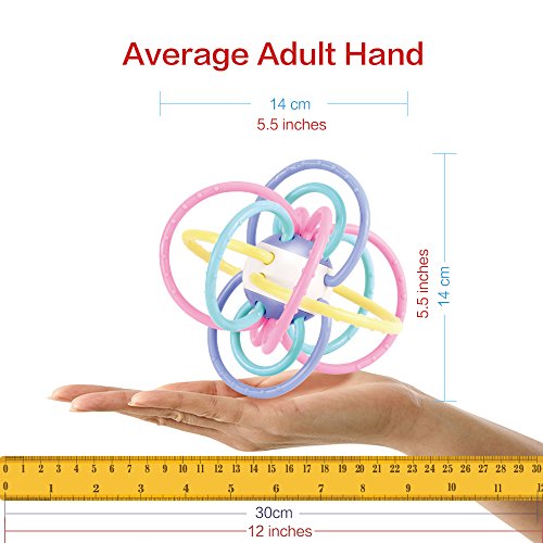 Sensory Teether and Rattle: Grab, Chew, Shake