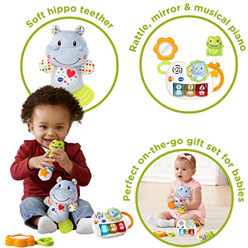 VTech My First Baby Gift Set with Plush Hippo & Musical Toy