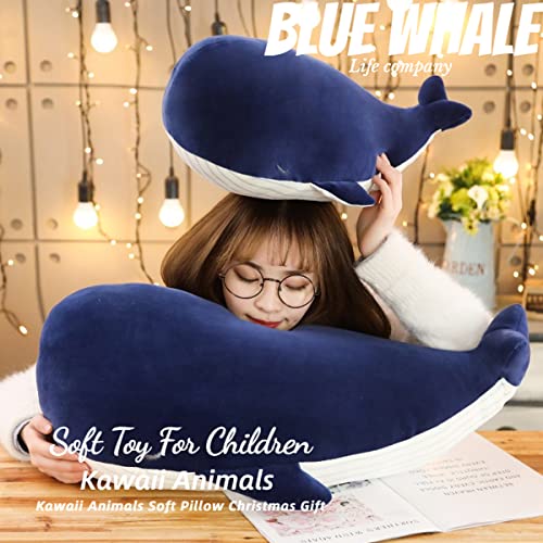 Blue Whale Stuffed Animal Plush Toy - Perfect Baby Gift