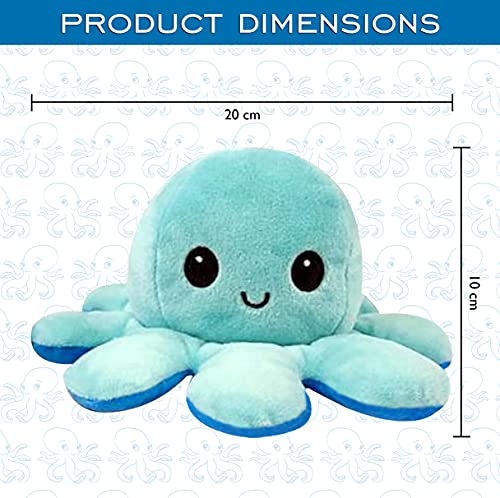 Octopus Reversible Plush: Express Your Mood