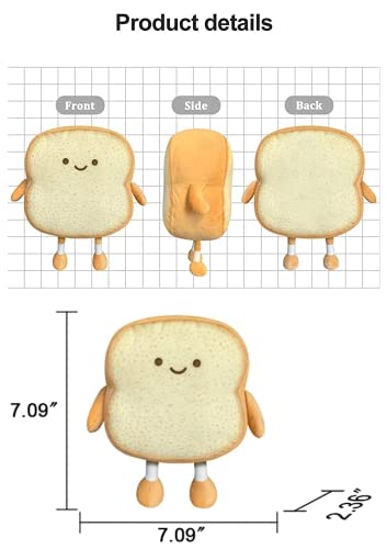 NatureMan Funny Toast Bread Plush Toy Pillow