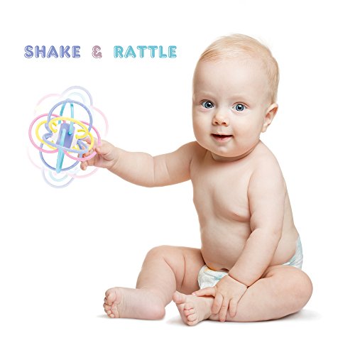 Sensory Teether and Rattle: Grab, Chew, Shake