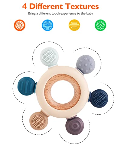 BPA-Free Silicone Teething Toys for Babies