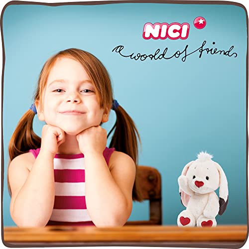 Soft 25cm Stuffed Bunny with Heart Design