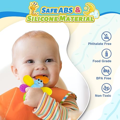 Sensory Baby Rattles Toys Set, 11 Pcs