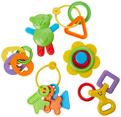 Baby's Fun Rattles & Teethers Nursery Gift Set
