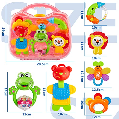 Hersity Baby Toys - Rattles, Teethers, Sensory Gifts