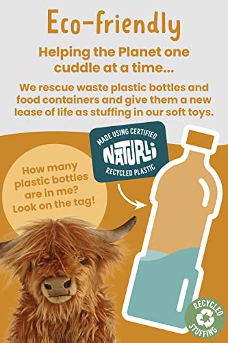 Highland Cow Plush Toy with Sound | Eco-Friendly Gift