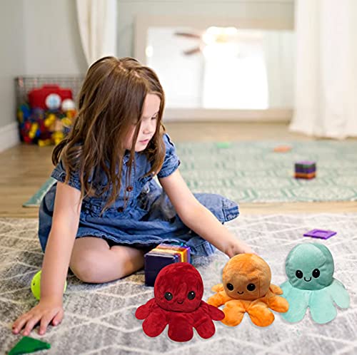 Octopus Reversible Plush: Express Your Mood
