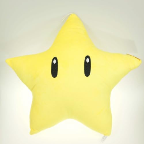 Mario Yellow Star Plush Toy - Cute and Comfortable