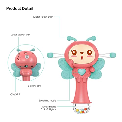 Innoocool Musical Rattle Teether Toy for Babies