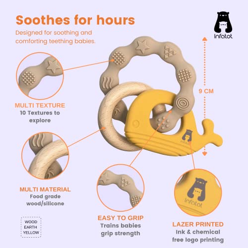 Infatot® Multi-Texture Teething Toys - Baby Essentials