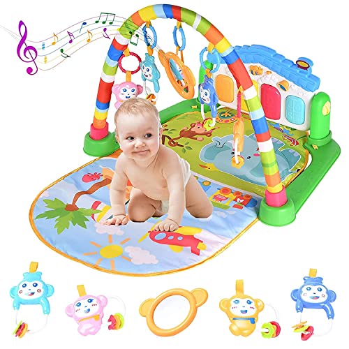 Musical Jungle Baby Play Gym Mat, Toy Gift