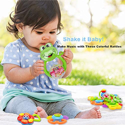 Rattle Teether Set - Sensory Baby Toy
