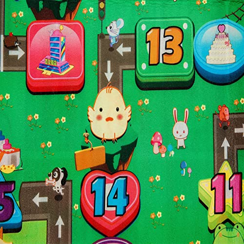 Large Kids Educational Play Mat - 2 Sided