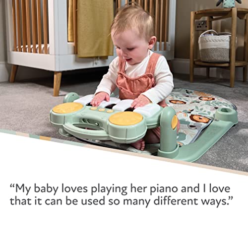 Animal Adventures Baby Piano Play Gym with Wireless Piano