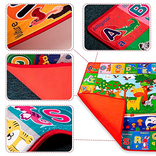 Teytoy Large Cotton Baby Play Mat, Foldable Non-Slip