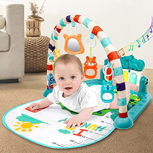 Blue Baby Play Mat with Music and Lights