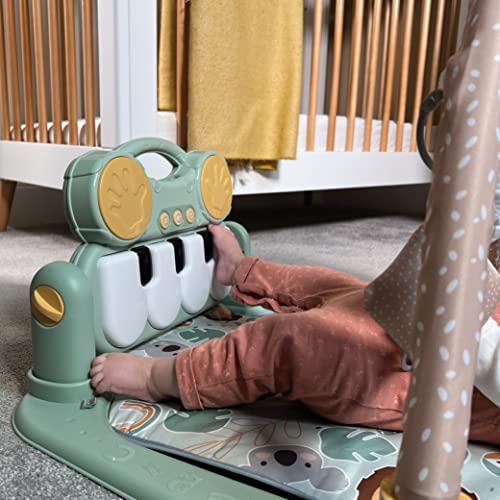Animal Adventures Baby Piano Play Gym with Wireless Piano