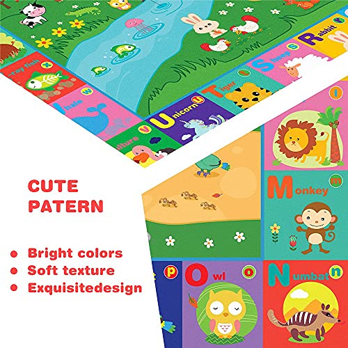 beetoy Baby Play Mat: Non-Slip, Colorful & Educational