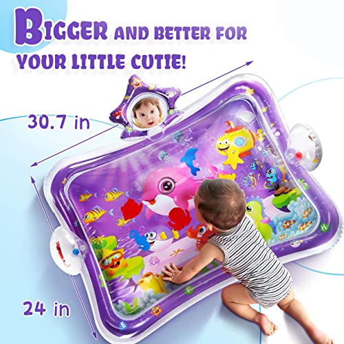 HahaGift Sensory Water Mat: Tummy Time & Crawling Development