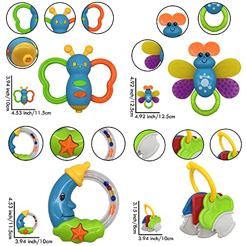 Baby Boy's First Rattles Gift Set - Fiouni
