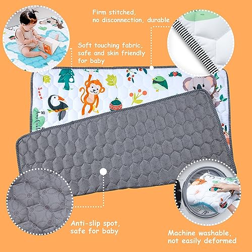 Foldable Cotton Baby Play Mat for Floor, Non-Slip