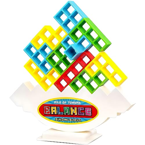 Deyaah 48Pcs Tetra Tower Balancing Game